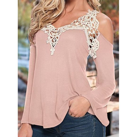 venus crochet cold shoulder top